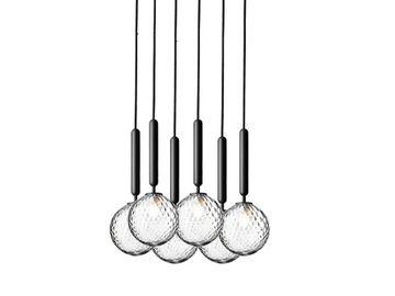MIIRA 6 OPTIC - Blown glass pendant lamp by Nuura - view 3