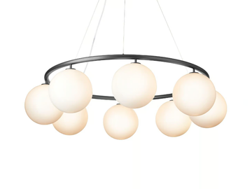 MIIRA 8 CIRCULAR OPAL - LED opal glass pendant lamp by Nuura - view 2