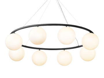 MIIRA 8 OVAL OPAL - LED opal glass pendant lamp by Nuura - view 3