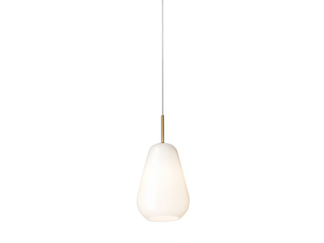 ANOLI 1 SMALL OPAL - Blown glass pendant lamp by Nuura - view 2