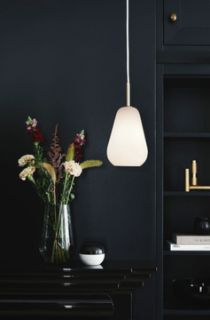 ANOLI 1 SMALL OPAL - Blown glass pendant lamp by Nuura - view 3