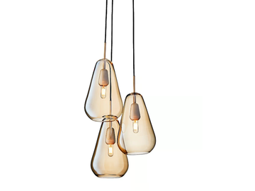 ANOLI 3 - Blown glass pendant lamp by Nuura - view 2