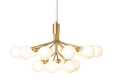 APIALES 18 OPAL - Glass pendant lamp by Nuura - view 2