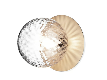 LIILA 1 MEDIUM OPTIC - Blown glass wall lamp / ceiling lamp by Nuura - view 2