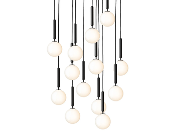 MIIRA 13 OPAL - Blown glass pendant lamp by Nuura - view 2