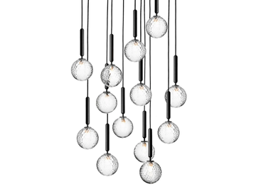 MIIRA 13 OPTIC - Blown glass pendant lamp by Nuura - view 2