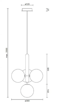 MIIRA 4 OPTIC - Blown glass pendant lamp by Nuura - view 3