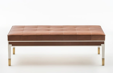 CASTELLO SC5044 - Tufted leather bench by OAK - view 3