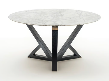 CITYLIFE SC5020/PM - Round marble dining table by OAK - view 3