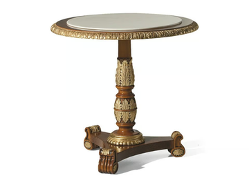 MG4058 - Round wooden coffee table by OAK - view 2