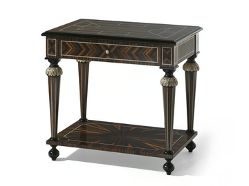 MG4068 - Louis XVI rectangular ebony coffee table by OAK - view 2