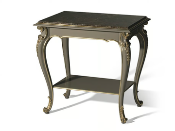 MG4198 - Lacquered rectangular marble coffee table by OAK - view 2