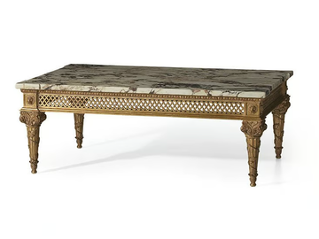 MG4207 - Rectangular marble coffee table by OAK - view 2