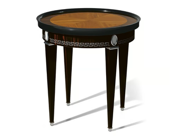 MG4268 - Round ebony coffee table by OAK - view 2