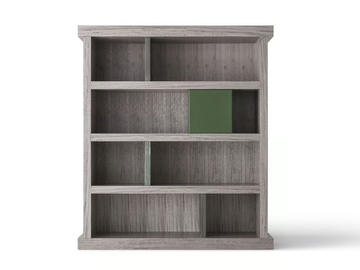 PENTAGRAMMA GN8000/B - Freestanding open eucalyptus bookcase by OAK - view 2