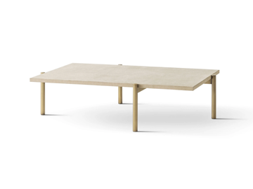 RITMO GN8033/PP - Rectangular leather coffee table by OAK - view 3