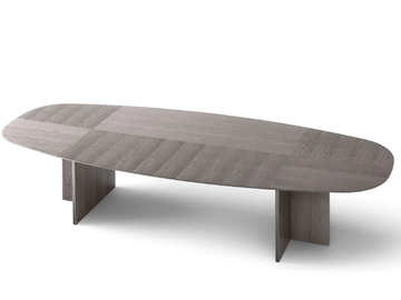 SINFONIA GN8011/350 - Oval eucalyptus table by OAK - view 2