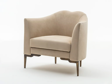 TOSCANINI SC5060 - Fabric armchair with armrests by OAK - view 2