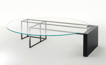 BRERA SC5045/PV - Low wood and glass coffee table by OAK - view 3