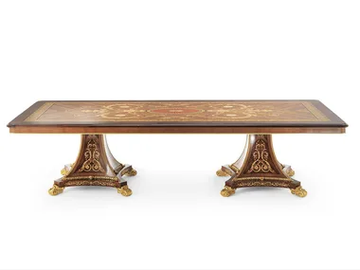MG1413 - Rectangular rosewood dining table by OAK - view 2