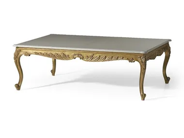 MG3155 - Rectangular marble coffee table by OAK - view 2