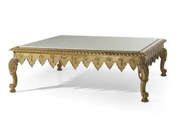 MG4037 - Classic style rectangular marble coffee table by OAK - view 2