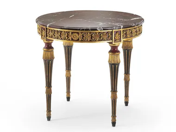 MG4038 - Round marble coffee table by OAK - view 2
