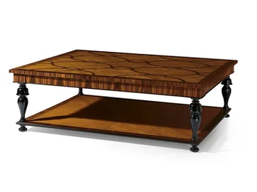 MG4047 - Rectangular wooden coffee table by OAK - view 2
