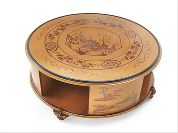 MG4347/LUC - Round wooden coffee table by OAK - view 2