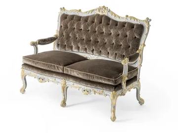 MG3412/2 - Classic style fabric small sofa by OAK - view 2