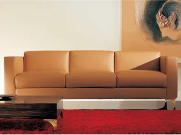 SC1008/3P - 3 seater leather sofa by OAK - view 2