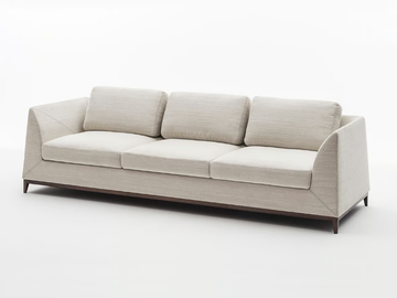 MANZONI SC5072 - 3 seater fabric sofa by OAK - view 2