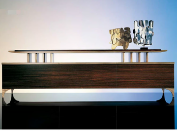SC1001/A - Wooden low cabinet with doors by OAK - view 2