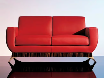 SC1010/2P - 2 seater leather sofa by OAK - view 2