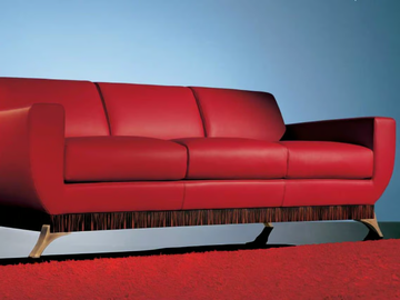 SC1010/3P - 3 seater leather sofa by OAK - view 2