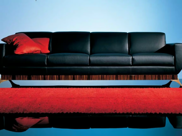 SC1010/4P - 4 seater leather sofa by OAK - view 2
