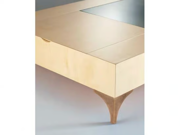 SC1035 - Low wooden coffee table by OAK - view 3