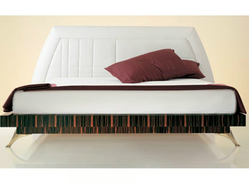 SC1037 - Double bed with upholstered headboard by OAK - view 2