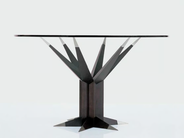 ENERGIA - Wood and glass meeting table by OAK - view 2