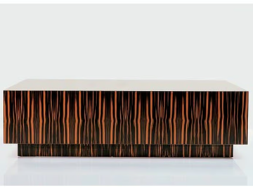 SC 3015/E - Low wooden coffee table by OAK - view 2