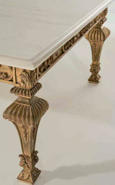 MG4087 - Rectangular marble coffee table by OAK - view 3