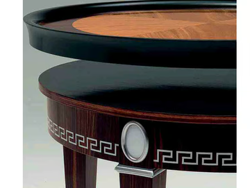 MG4268 - Round ebony coffee table by OAK - view 3