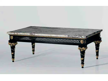 MG4207 - Rectangular marble coffee table by OAK - view 3