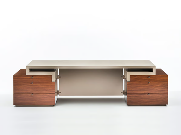 SENATO SC7000 - Rosewood executive desk with drawers by OAK - view 2