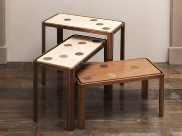 DOMINO - Rectangular coffee table by OFFICINACIANI - view 2
