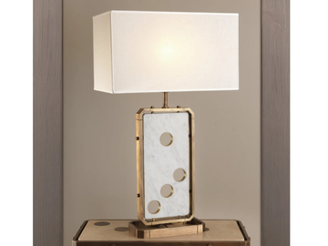 DOMINO - Marble table lamp by OFFICINACIANI - view 2