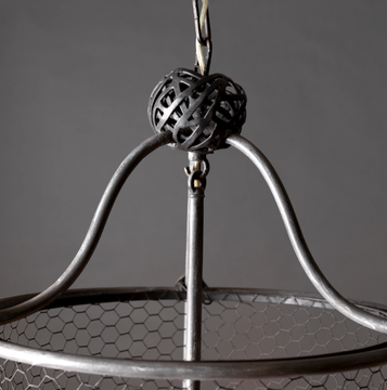 RETE - Wrought iron pendant lamp by OFFICINACIANI - view 3