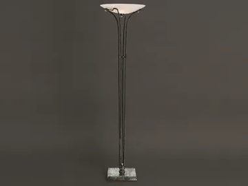 HL1070FL-2 - Glass and iron floor lamp by OFFICINACIANI - view 2
