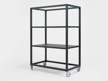 DRY MODULE 3 - Open double-sided bookcase with drawers by ONDARRETA - view 2