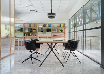 BAI - Swivel chair with 5-spoke base by ONDARRETA - view 3